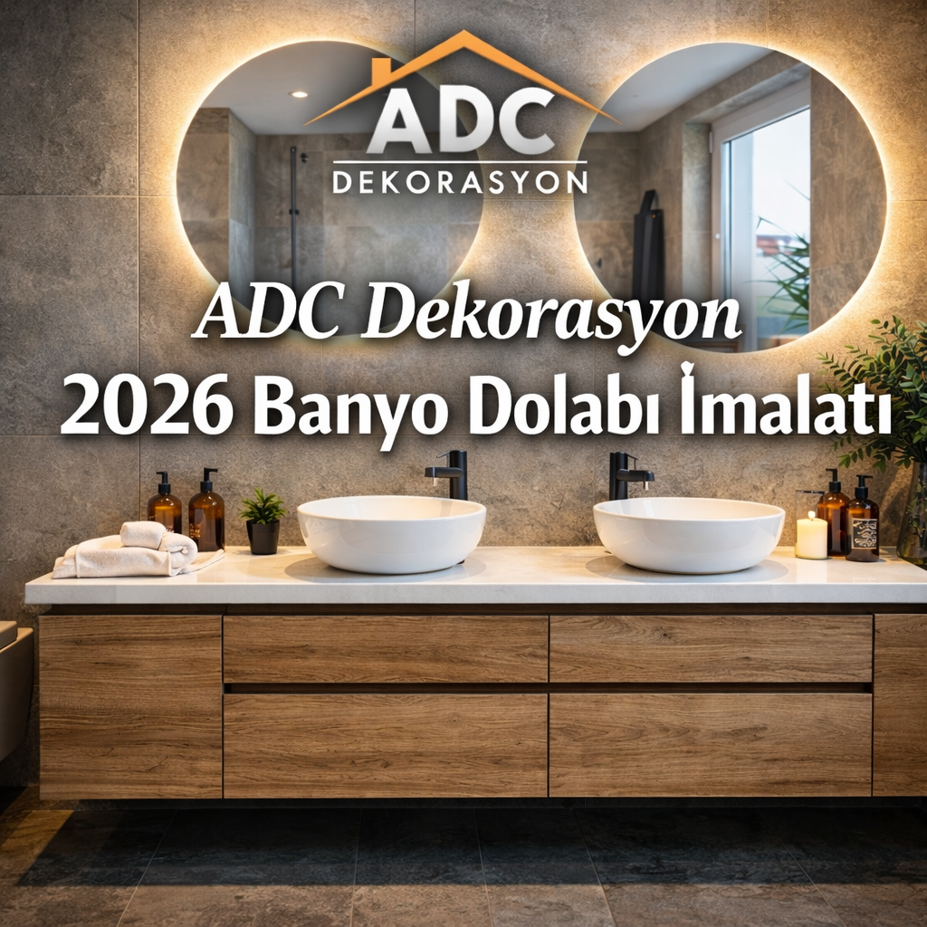 adc dekorasyon - 2026 banyo dolabı tasarımları - banyo tasarımları
