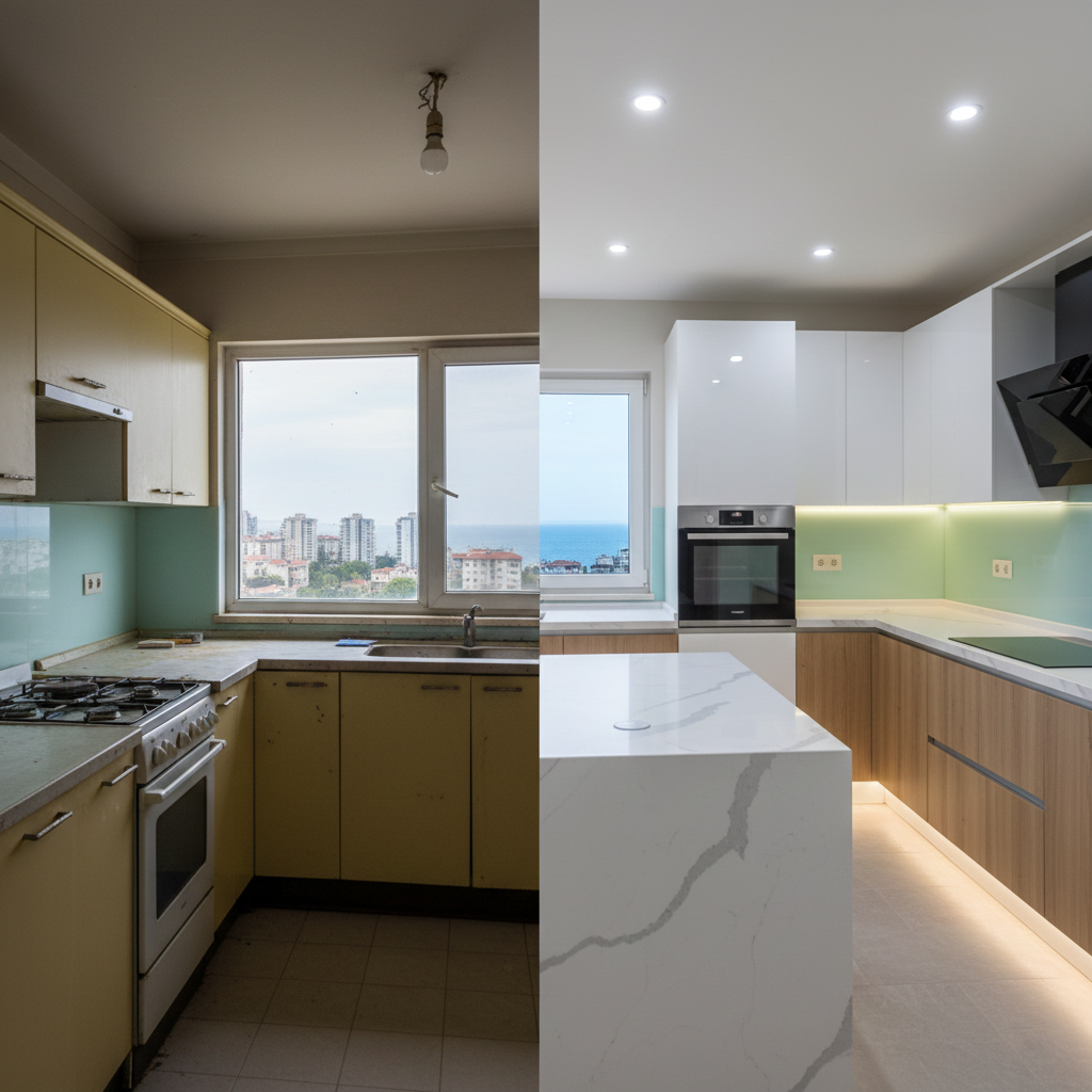 Karşıyaka - Mutfak Tadilatı - karşıyaka mutfak yenileme