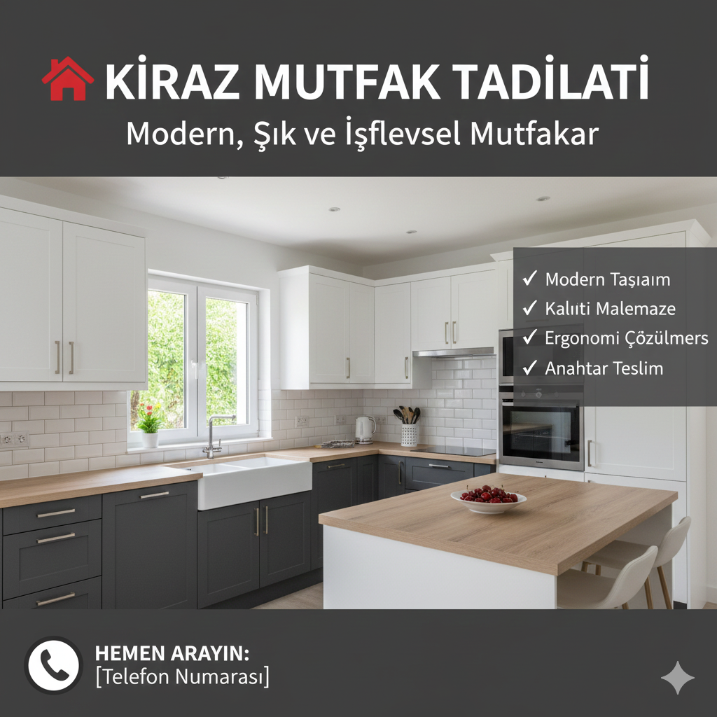 adc dekorasyon- Kiraz Mutfak Tadilatı – Kiraz Mutfak Yenileme