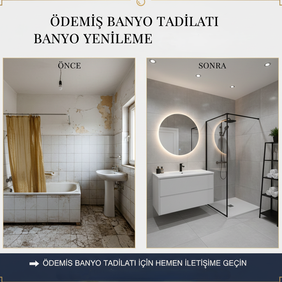 adc dekorasyon - Ödemiş Banyo Tadilat - Ödemiş Banyo Yenileme