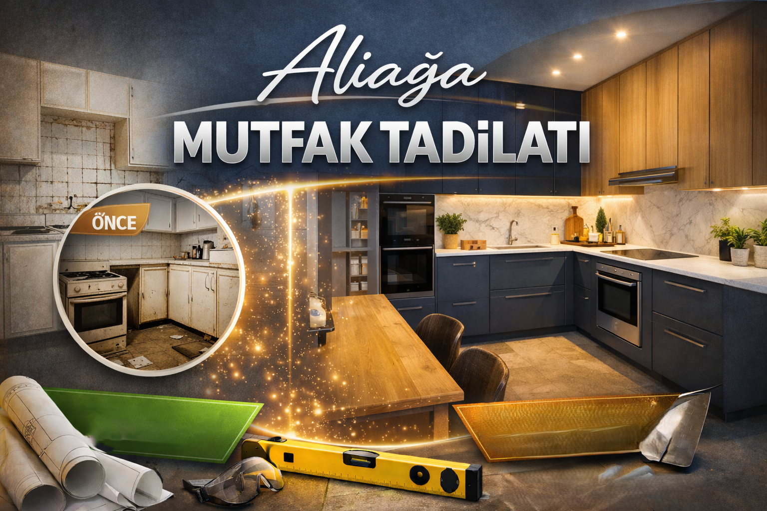 adc dekorasyon aliağa mutfak tadilatı - adc aliağa dekorasyon mutfak yenileme