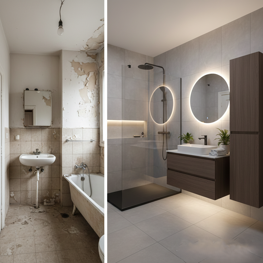 adc dekorasyon - çiğli banyo tadilatı - çiğli banyo yenileme