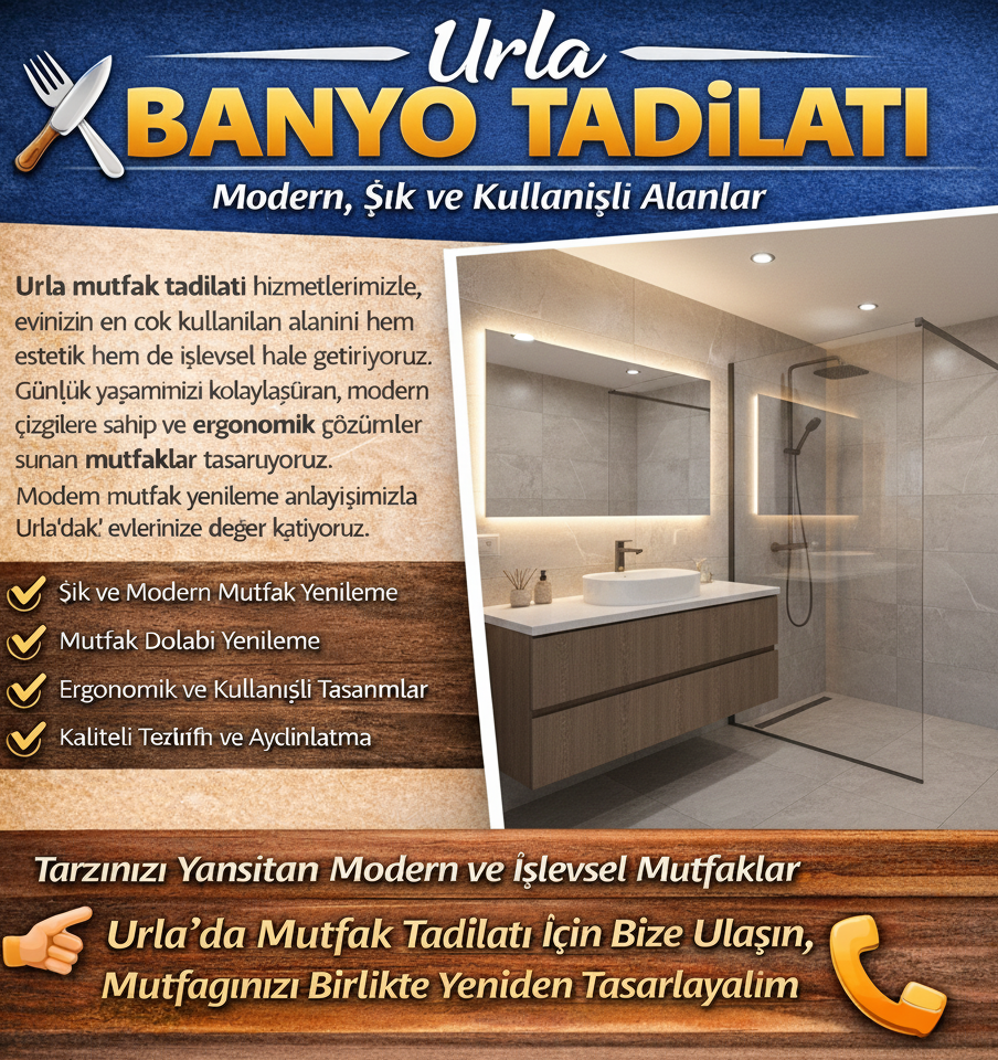 adc dekorasyon -urla banyo tadilatı - urla banyo yenileme