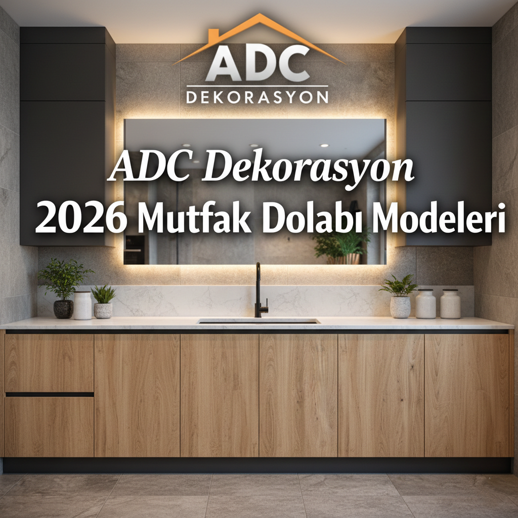 adc dekroasyon 2026 mutfak dolabı modelleri