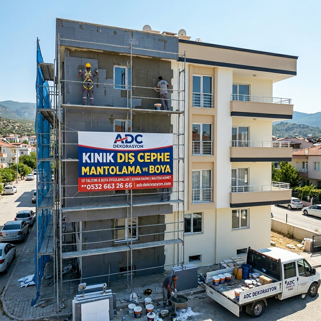 ADC Dekorasyon - Kınık Dış Cephe Mantolama ve Boya