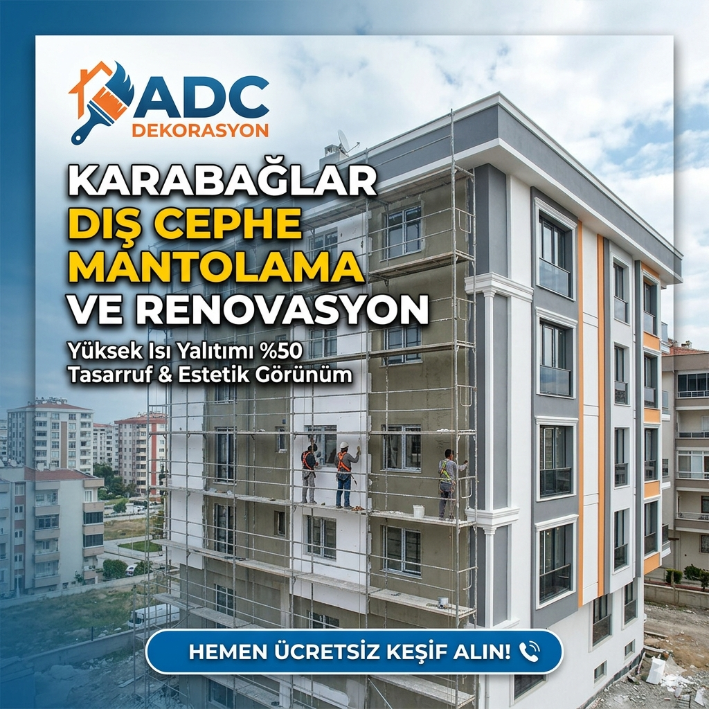 Adc Dekorasyon - Karabağlar Dış Cephe Mantolama
