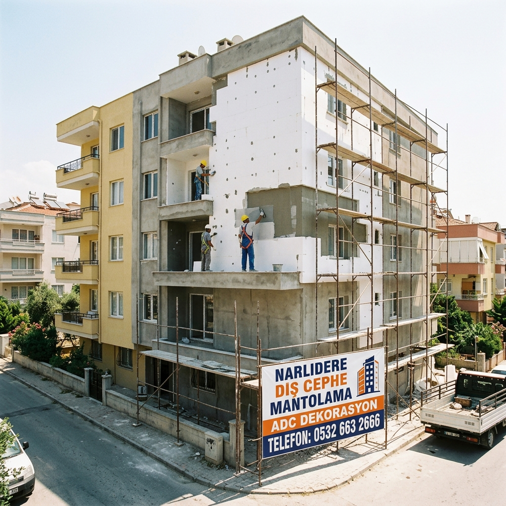 Adc Dekorasyon -Narlıdere Dış Cephe Mantolama