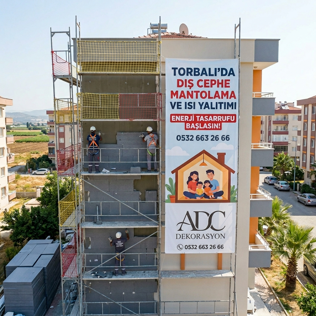 Adc dekorasyon -Torbalı’da Dış Cephe Mantolama