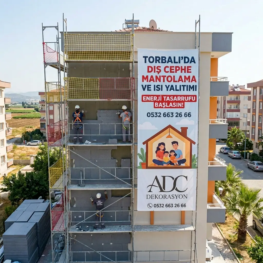 Adc dekorasyon -Torbalı’da Dış Cephe Mantolama