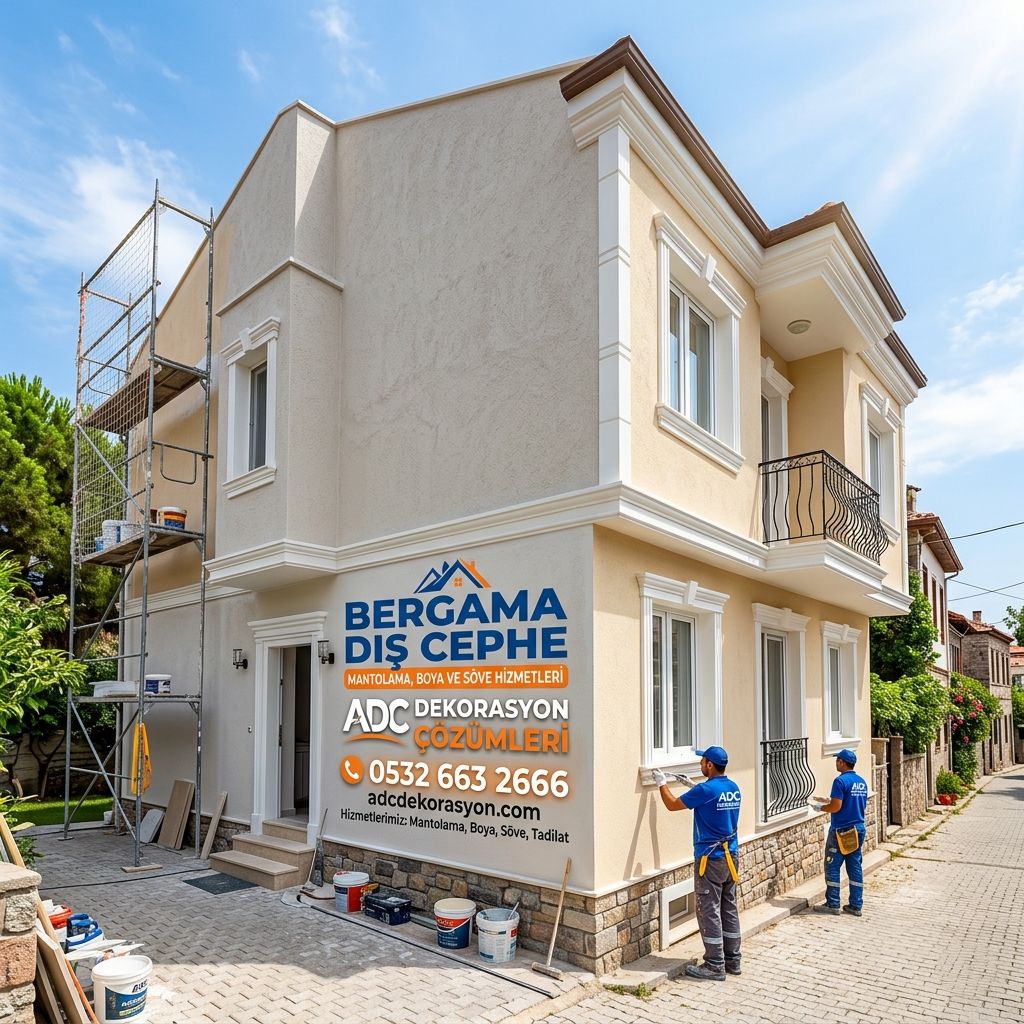 Bergama Dış Cephe Mantolama, Boya ve Söve Hizmetleri ADC Dekorasyon Çözümleri
