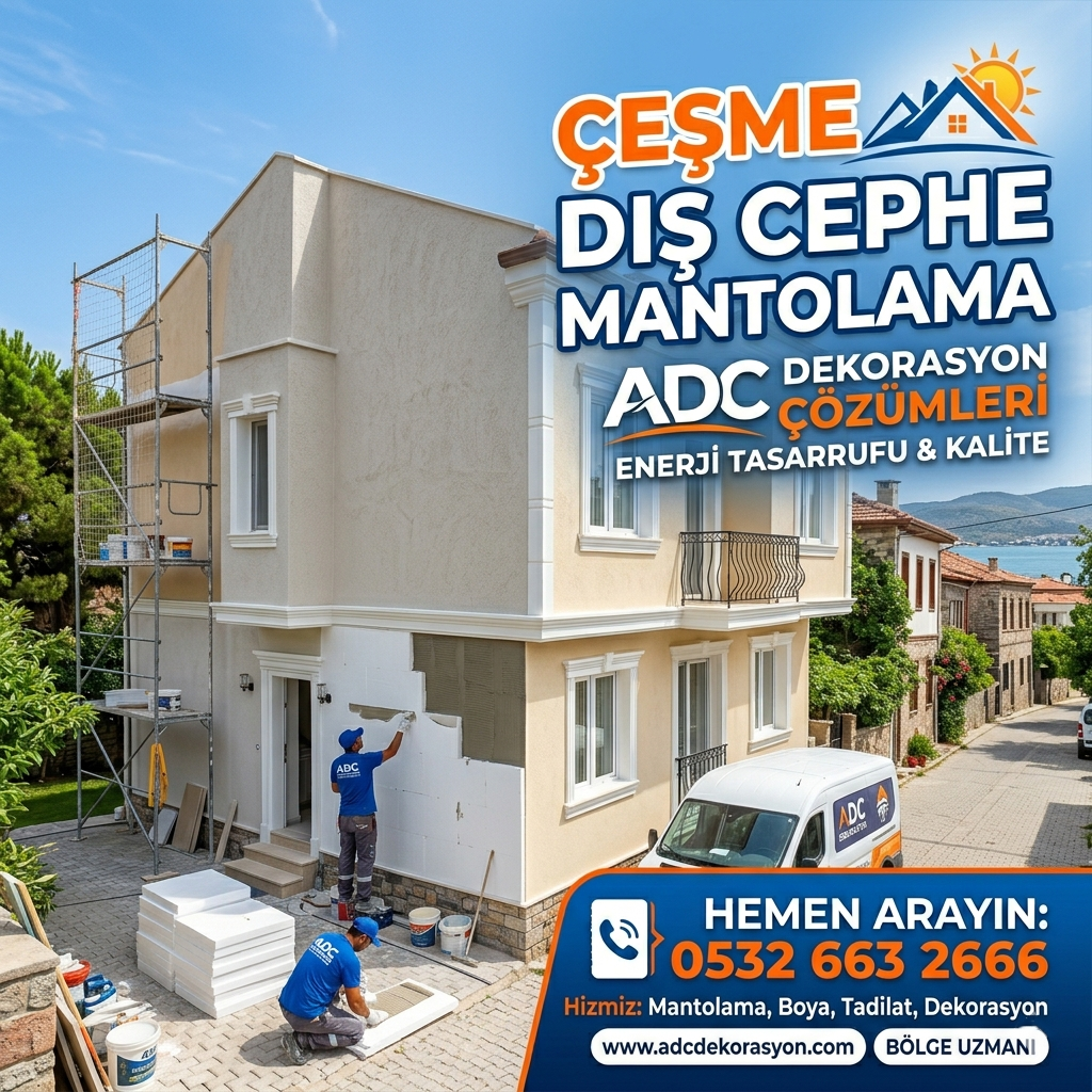 Çeşme Dış Cephe Mantolama - Adc Dekorasyon