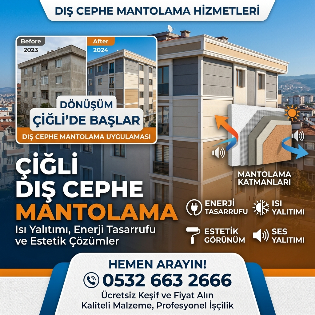 Çiğli Dış Cephe Mantolama ve Boya Rehberi - ADC Dekorasyon