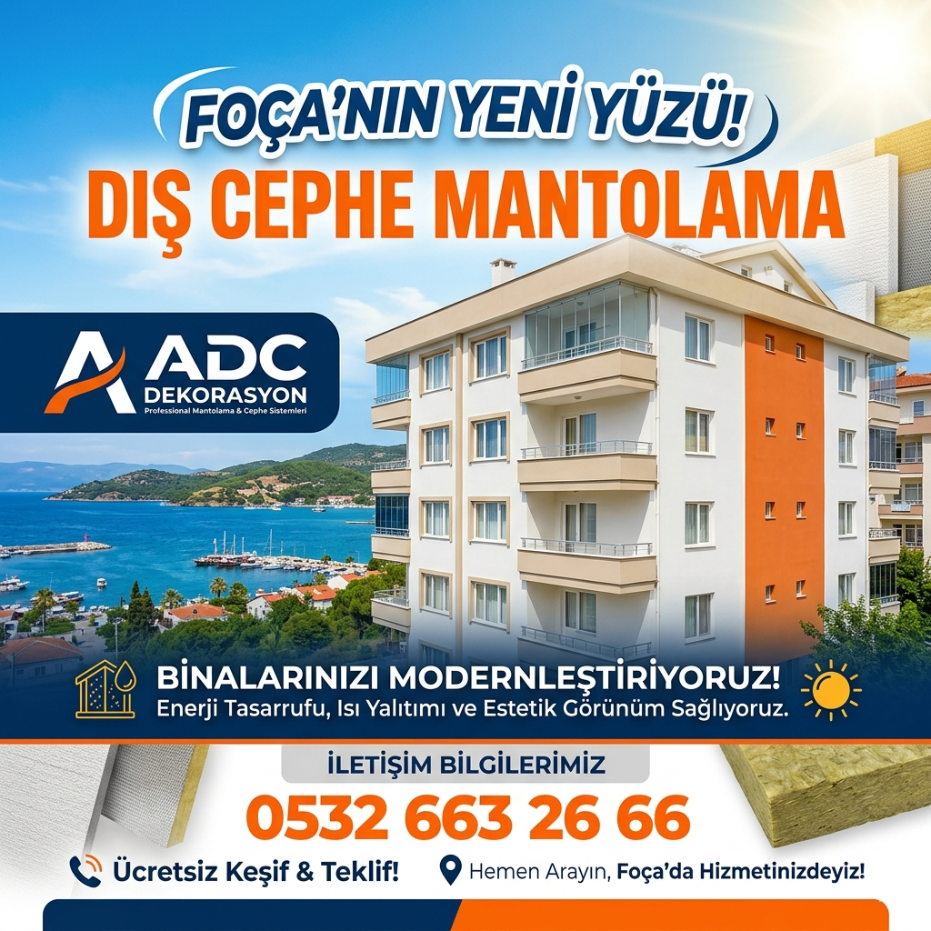 Foça Dış Cephe Mantolama ADC Dekorasyon