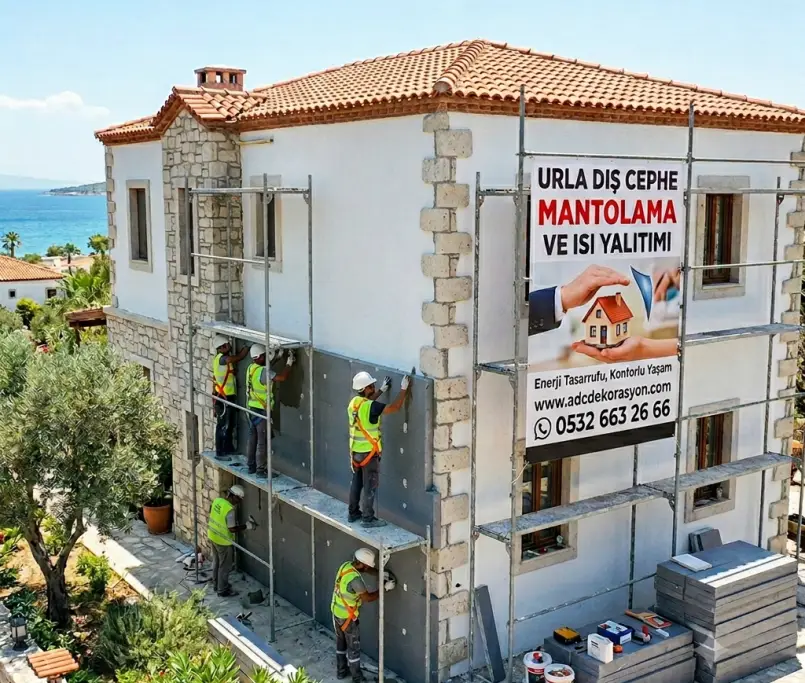 adc dekorasyon - urla dış cephe mantolama