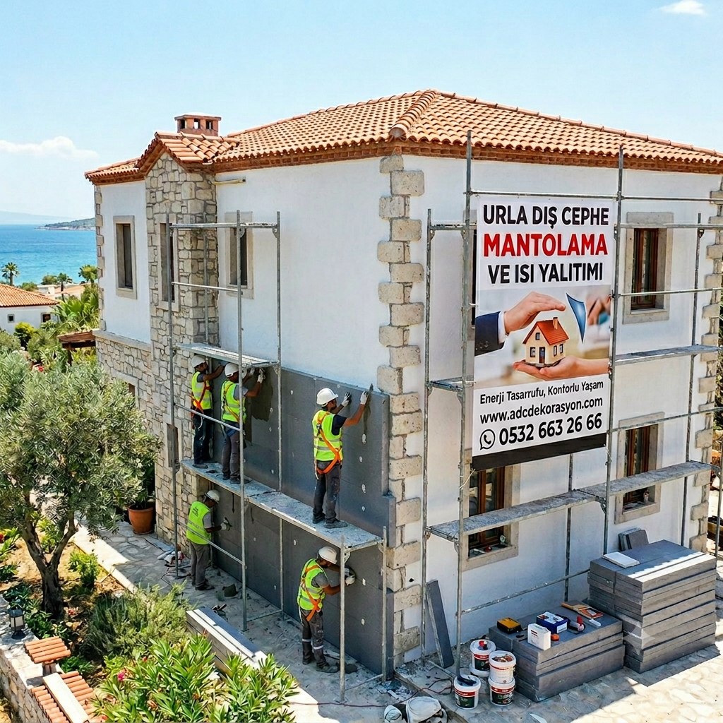 adc dekorasyon - urla dış cephe mantolama