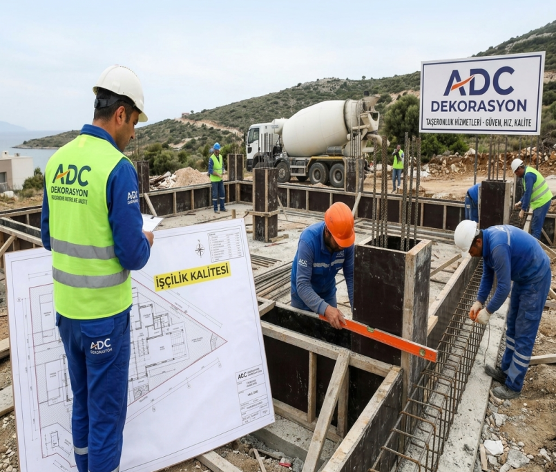 adc dekorasyon kaba inşaat taşeronlıuğu - Müstakil Ev ve Bahçe Yapımı
