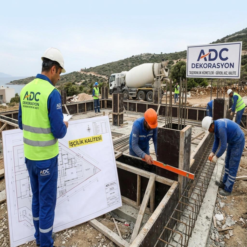 adc dekorasyon kaba inşaat taşeronlıuğu - Müstakil Ev ve Bahçe Yapımı